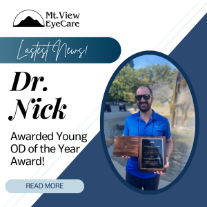 Dr. Nick Awarded Young OD of the Year Award!