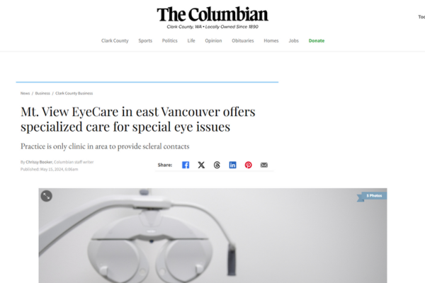 Mt. View EyeCare in east Vancouver offers specialized care for special eye issues